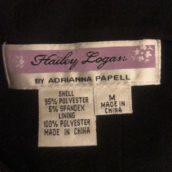 B5- Hailey Logan Satin w/Cut-Out Back & Pockets M - Picture 8 of 8